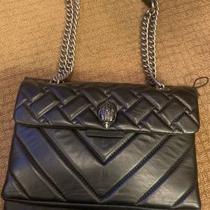 Kurt Geiger Quilted Black leather Shoulder Bag